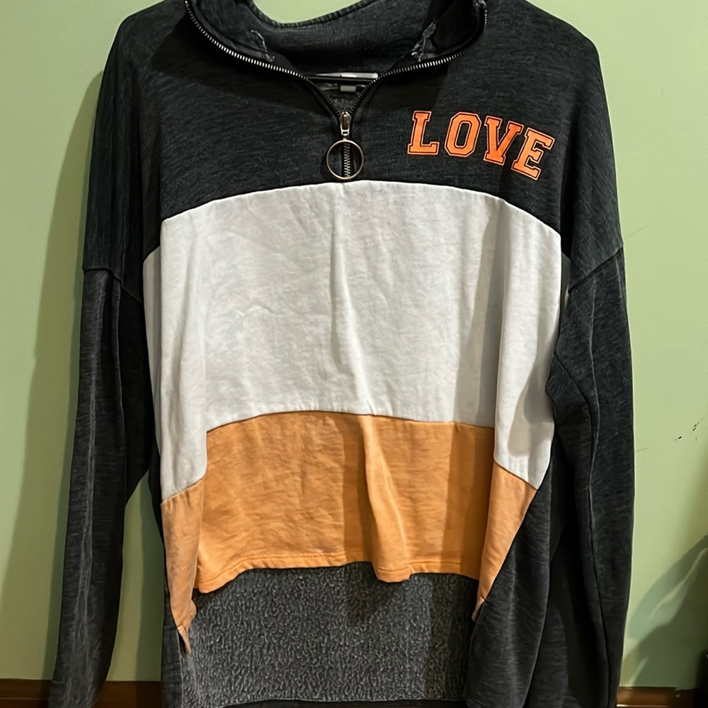 half zip hoodie